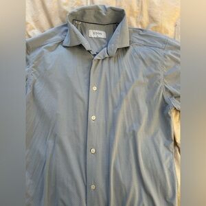 Eton dress shirt size 15 collar slim fit